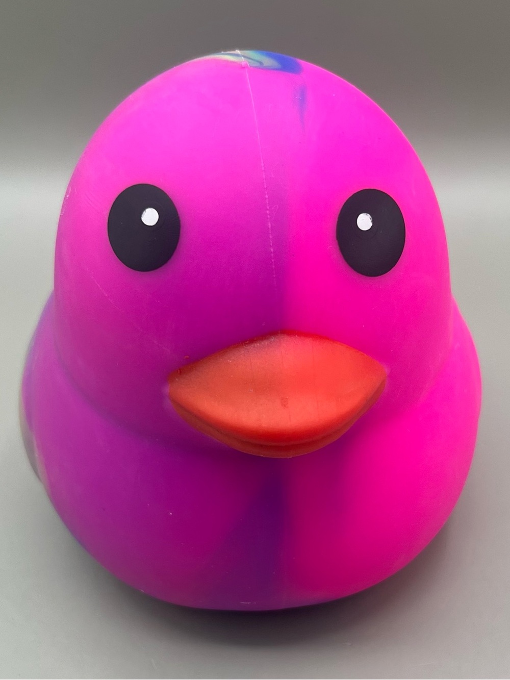 Toymendous SQUEEEZY Jumbo Squishy Duck Chick VIRAL Toy In Hot PINK Tie-Dye 🩷🌈NEW